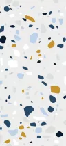 Panneau mural Kinewall Design 100x250cm Terrazzo bleu  - KINEDO R&eacute;f. PM622
