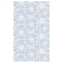 Panneau mural Kinewall Design 125x202cm Fa&iuml;ence tiss&eacute; bleu rosace - KINEDO R&eacute;f. PM788