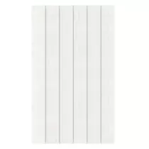 Panneau mural Kinewall Design 125x250cm Bardage blanc - KINEDO R&eacute;f. PM846