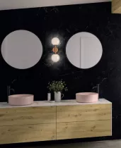 Panneau mural Kinewall Design 125x250cm Marbre noir - KINEDO R&eacute;f. PM805