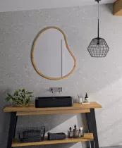 Panneau mural Kinewall Design 125x250cm Terrazzo gris - KINEDO R&eacute;f. PM821