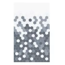 Panneau mural Kinewall Design 125x250cm Tomette cama&iuml;eu gris - KINEDO R&eacute;f. PM341