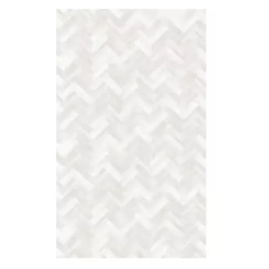 Panneau mural Kinewall Design 125x250cm Zellige blanc chevrons - KINEDO R�f. PM872