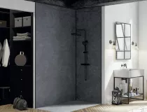 Panneau mural Kinewall Design 150x202cm B&eacute;ton fonc&eacute; - KINEDO R&eacute;f. PM322