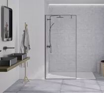 Panneau mural Kinewall Design 150x250cm Fa&iuml;ence 3D ciment - KINEDO R&eacute;f. PM1083