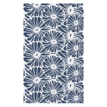Panneau mural Kinewall Design 150x250cm Fa�ence tiss� bleu marine rosace - KINEDO R�f. PM1089