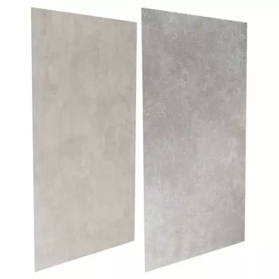 Panneau mural Panolux hauteur 2,55m texture b�ton Gris nuage / Gris fer - JACOB DELAFON R�f. E63030-D29