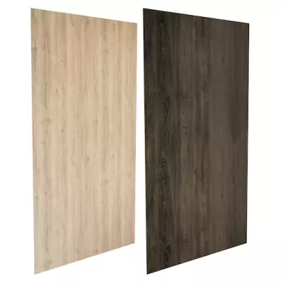 Panneau mural Panolux hauteur 2,55m texture bois Ch�ne dor� / Ch�ne fonc� - JACOB DELAFON R�f. E63030-D26