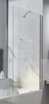 Pare-bain Brive 75cm verre transparent profilés Chrome  - Jacob Delafon Réf. E6D500-GA