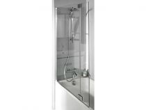 Pare-bain Neo 111.5cm Verre transparent profilé Chromé - JACOB DELAFON Réf. E4930-GA