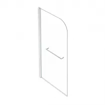 Pare-bain pivotant Od&eacute;on Up Profil&eacute; & porte-serviette Inox bross&eacute; - JACOB DELAFON R&eacute;f. E4932-GA