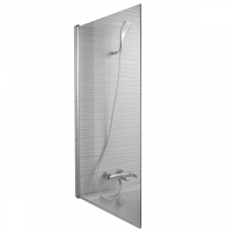 Pare-bain Struktura 80cm Verre transparent profilé Chromé - JACOB DELAFON Réf. E6D042-GA