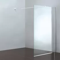 Paroi fixe Clear 90cm verre transparent profilé Chromé - OZE Réf. CLEAR90