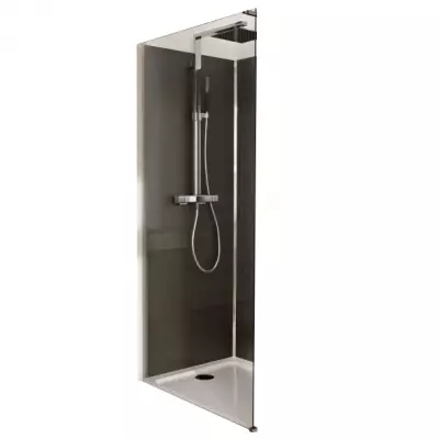 Paroi fixe Contra 70cm verre Transparent profil� Chrom� - JACOB DELAFON R�f. E22FT70-GA