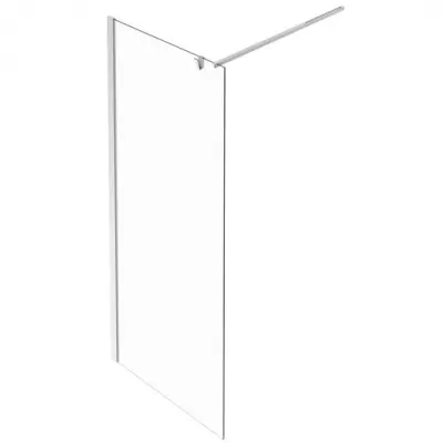 Paroi fixe Contra 90cm verre transparent profil� Chrom� - Jacob Delafon R�f. CE22W90-NF