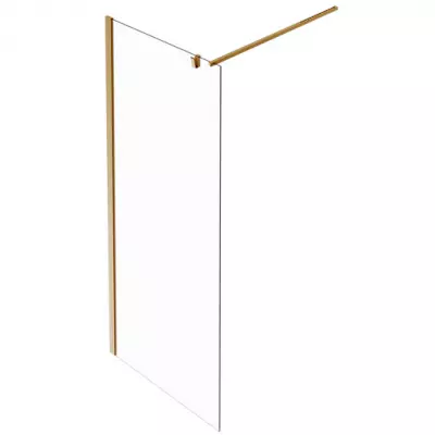 Paroi fixe Contra 90cm verre transparent profil� Laiton bross� - Jacob Delafon R�f. CE22W90-2MB