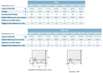 Paroi fixe retour Smart Design F 100cm verre transparent profilés Blanc - KINEDO Réf. PA90156BTNE