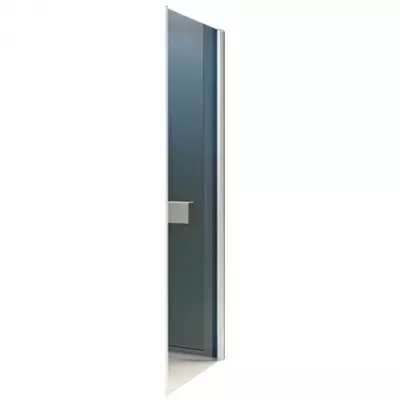 Paroi fixe retour Smart Express 100cm verre transparent profil�s Blanc - KINEDO R�f. PA1933BTNE