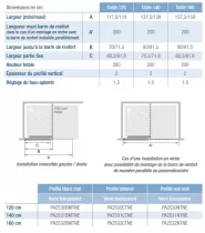 Paroi simple coulissante Solo C 160cm Verre transparent profilé Blanc mat - KINEDO Réf. PA2532BMTNE