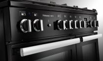 Piano  PROFESSIONAL+ FX 100cm 2 fours électriques / 5 foyers gaz Noir brillant - FALCON Réf. PROPL100FXDFGB/C-EU