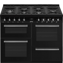 Piano de cuisson \ Concerto\  110 cm  6 - SMEG Réf. CX113GMBL