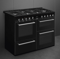 Piano de cuisson \ Concerto\  110 cm  6 - SMEG Réf. CX113GMBL