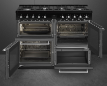 Piano de cuisson \ Concerto\  110 cm  6 - SMEG Réf. CX113GMBL
