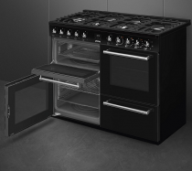 Piano de cuisson \ Concerto\  110 cm  6 - SMEG Réf. CX113GMBL