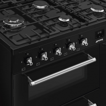 Piano de cuisson \ Concerto\  110 cm  6 - SMEG Réf. CX113GMBL
