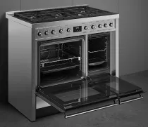 Piano de cuisson \ Opera PRO\  100 cm Inox- SMEG Elite R&eacute;f. A10G002PTX