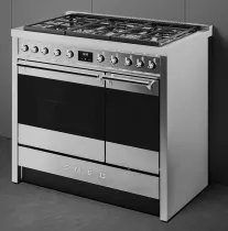 Piano de cuisson \ Opera PRO\  100 cm Inox- SMEG Elite R&eacute;f. A10G002PTX