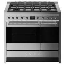 Piano de cuisson \ Opera PRO\  100 cm Inox- SMEG Elite R&eacute;f. A10G002PTX
