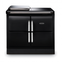 Piano de cuisson 100cm Rayburn Ranger 3 fours / Plaque de cuisson fonte + 2 induction Midnight - AGA Réf. RRE100-3IMID