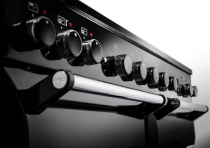 Piano de cuisson 110cm Master Chef Deluxe 2 fours XXL / 5 foyers induction Anthracite - AGA Réf. MDX110EIPWT