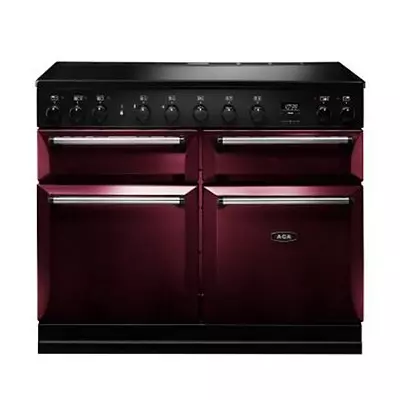 Piano de cuisson 110cm Master Chef Deluxe 2 fours XXL / 5 foyers induction Rouge Airelle - AGA R�f. MDX110EICBY