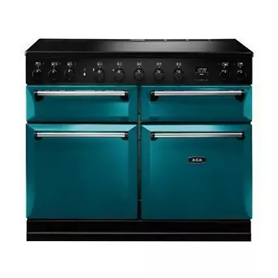 Piano de cuisson 110cm Master Chef Deluxe 2 fours XXL / 5 foyers induction Salcombe Blue - AGA R�f. MDX110EISAL/