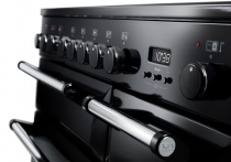 Piano de cuisson 90c Master Chef Deluxe 2 fours + grill / 5 foyers induction Noir - AGA Réf. MDX90EIBLK