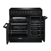 Piano de cuisson 90c Master Chef Deluxe 2 fours + grill / 5 foyers induction Rouge Airelle - AGA Réf. MDX90EICBY