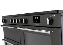Piano de cuisson Infusion 110cm 2 fours + 1 grill / 5 foyers induction Ardoise / Chromé  - Falcon Réf. INFO110EIPSLT/CM-E1