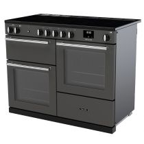 Piano de cuisson Infusion 110cm 2 fours + 1 grill / 5 foyers induction Ardoise / Chromé  - Falcon Réf. INFO110EIPSLT/CM-E1