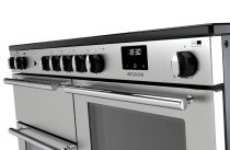 Piano de cuisson Infusion 110cm 2 fours + 1 grill / 5 foyers induction Inox / Chromé - Falcon Réf. INFO110EISTST/CM-E1