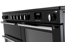 Piano de cuisson Infusion 110cm 2 fours + 1 grill / 5 foyers induction Noir / Chromé  - Falcon Réf. INFO110EIPGBL/CM-E1