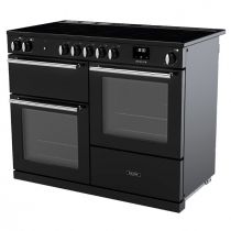 Piano de cuisson Infusion 110cm 2 fours + 1 grill / 5 foyers induction Noir / Chromé  - Falcon Réf. INFO110EIPGBL/CM-E1