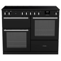 Piano de cuisson Infusion 110cm 2 fours + 1 grill / 5 foyers induction Noir / Chromé  - Falcon Réf. INFO110EIPGBL/CM-E1