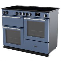Piano de cuisson Infusion 110cm 2 fours + 1 grill / 5 foyers induction Roche bleue / Chromé  - Falcon Réf. INFO110EIPSTB/CM-E1