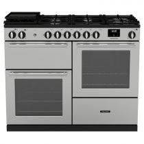 Piano de cuisson Infusion 110cm mixte 2 fours + 1 grill / 6 foyers gaz Inox Chromé - Falcon Réf. INFO110DFSTST/CM-E1