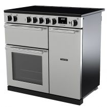Piano de cuisson Infusion 90cm 2 fours + 1 grill / 5 foyers induction Inox / Chromé - Falcon Réf. INF90EISTST/CM-E1