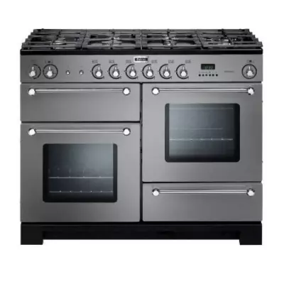 Piano de cuisson Kitchener 110cm 2 fours + 1 grill / 6 foyers gaz Inox / Chrom� - Falcon R�f. KCH110DFSS/C-EU