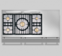 Piano de cuisson Lacanche Cluny 1400-D Modern 1 four gaz + 1 four multifonction / 5 feux gaz - 24 coloris au choix