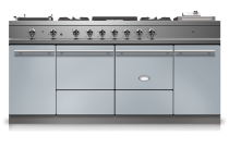 Piano de cuisson Lacanche Cluny 1800 Modern 1 four gaz et 1 four électrique / plaque de cuisson tradition 2 feux gaz + 1 plaque 